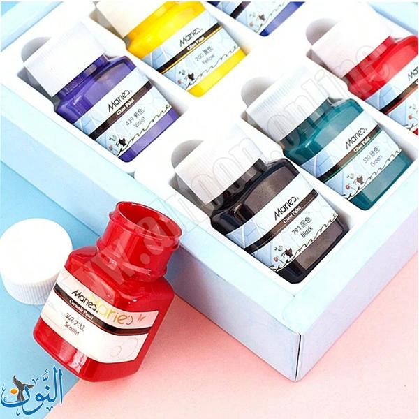 طقم الوان سيراميك 30 مل مقاوم للماء ماريس