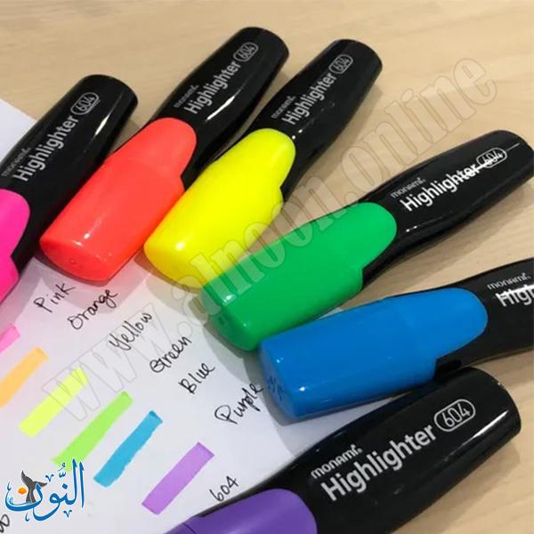 قلم تحديد مضيء  monami 604