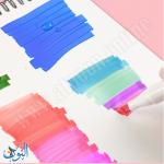 أقلام تحديد كحولي مزدوجة الرأس احترافية مع علبة قوية ماريس