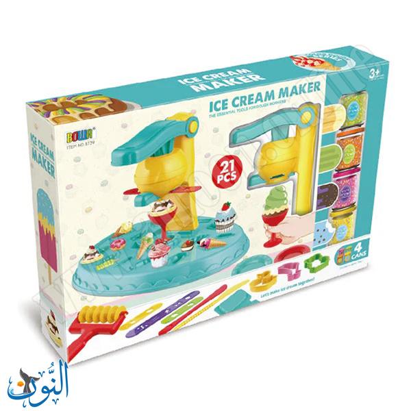 مصنع المثلجات 21 قطعة مع ملتينة BOWA