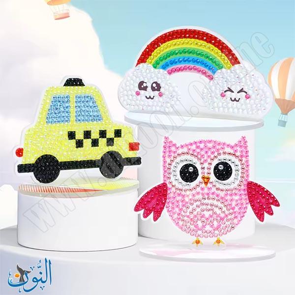 لوحة ماسية اكريليك مع قاعدة