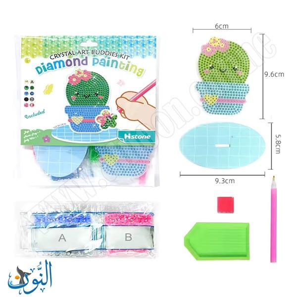 لوحة ماسية اكريليك مع قاعدة