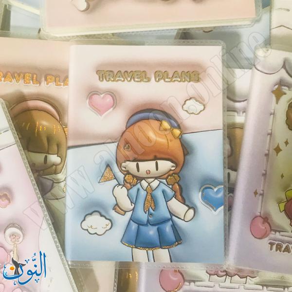 دفتر يوميات بناتي غلاف نايلون قياس 7×10سم