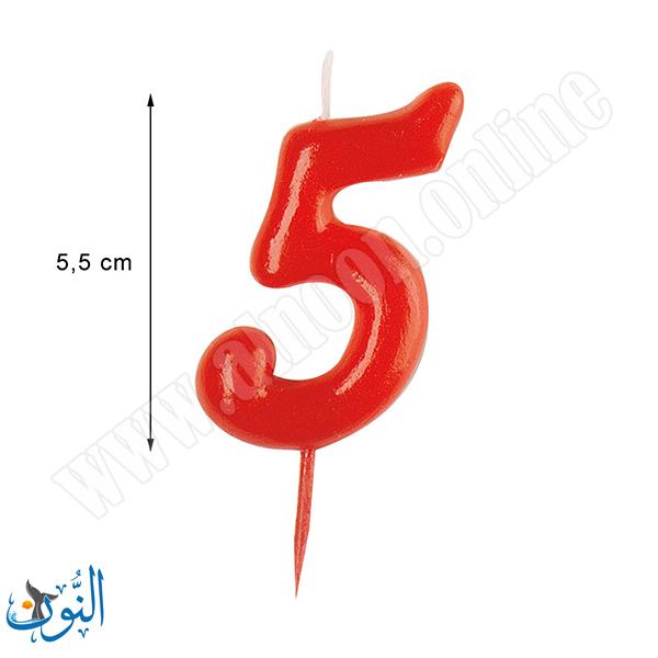 شمع شكل أرقام