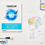 دفتر الوان مائية 20 ورقة 250 غم CANSON GRADUATE