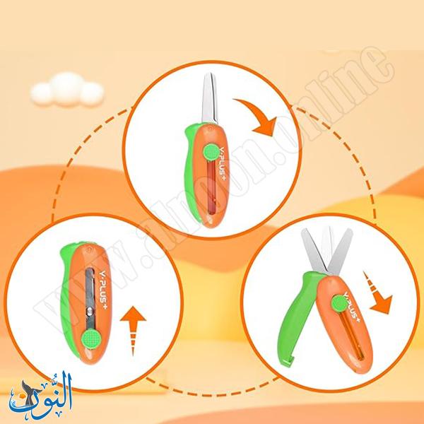 مقص أطفال آمن قابل للسحب  Y.PLUS CuckoO