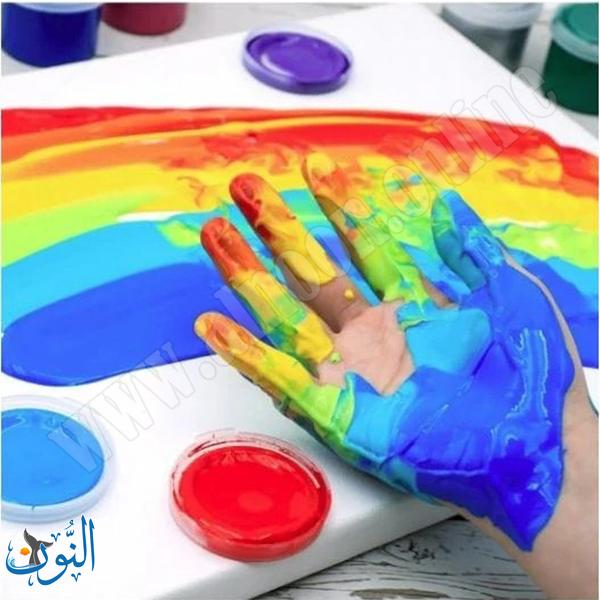 الوان أصابع 7 لون × 20 مل اوميغا