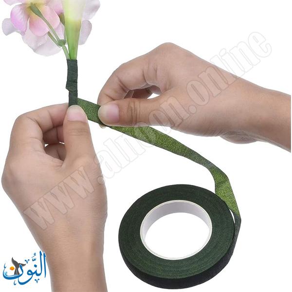 شريط اخضر لجذع الزهور 12مم ×25.6 متر  Flower Tape