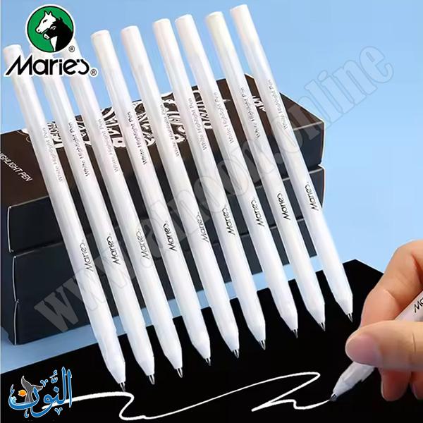 قلم حبر لزج للكتابة على الورق داكن اللون ماريس