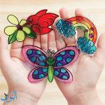 طقم الوان زجاج قابل للإزالة للاطفال 6 لون ×22مل اوميغا