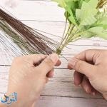 سلك أخضر لتنسيق الزهور سماكة 0.6مم و طول 31.5 سم - مجموعة 100 سلك -