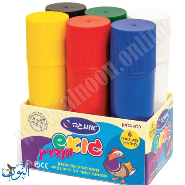 قلم غواش كبير دوّار 6 الوان صلبة اوميغا