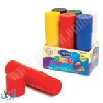 قلم غواش كبير دوّار 6 الوان صلبة اوميغا