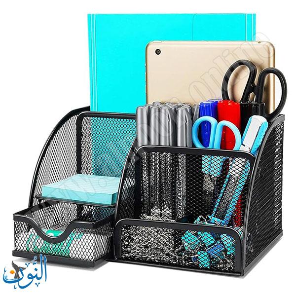 منظم مكتب معدني مع جارور