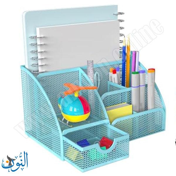 منظم مكتب معدني مع جارور