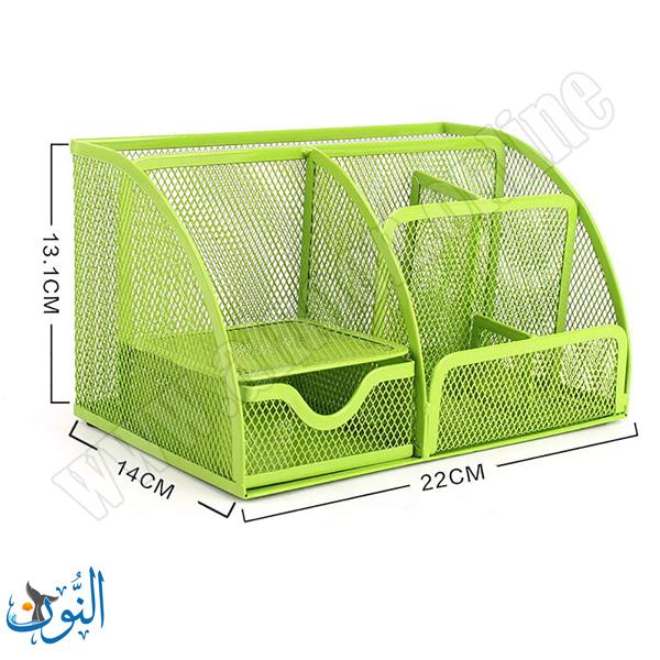 منظم مكتب معدني مع جارور