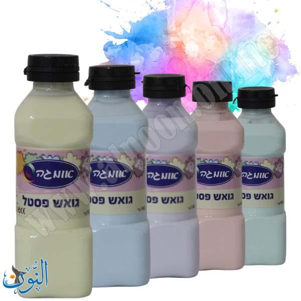 طقم الوان غواش طباشيري 5 لون×140غم اوميغا