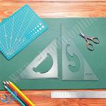 طقم مثلثات 45° و60° بطول 35 سم TANGO