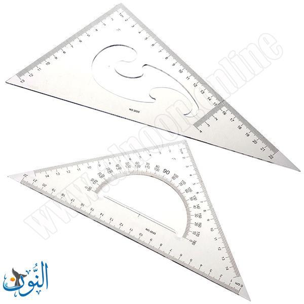 طقم مثلثات 45° و60° بطول 35 سم TANGO