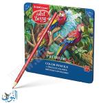 الوان خشب 24 لون علبة معدنية  ErichKrause PREMIUME