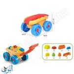 عربة مكعبات بناء 22 قطعة MX3131