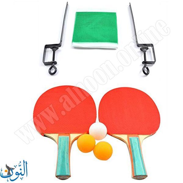 طقم مضارب طاولة مع شبكة 8 قطع