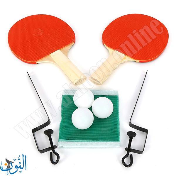 طقم مضارب طاولة مع شبكة 8 قطع