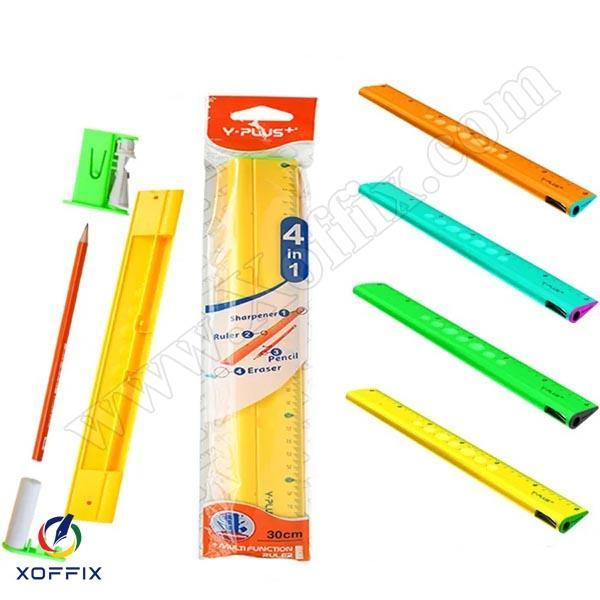 مسطرة متعددة الخيارات 20 سم Y.PLUS 4 IN 1
