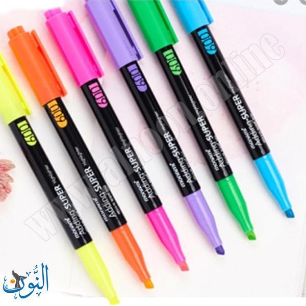 طقم 6 اقلام تحديد  monami 601