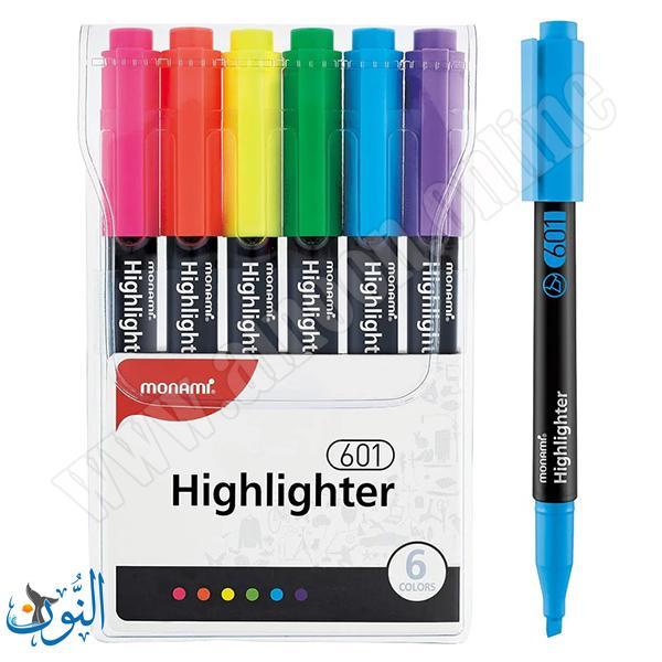 طقم 6 اقلام تحديد  monami 601