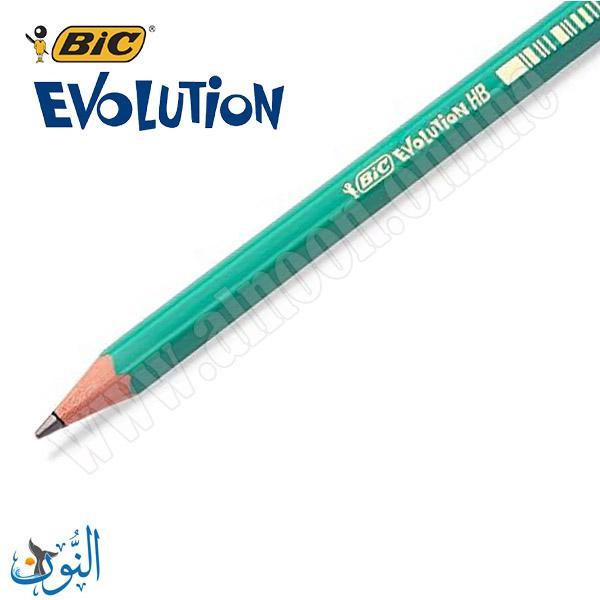 4 اقلام رصاص مع ممحاة BIC Evolution