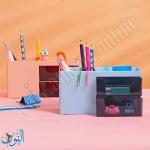 مقلمة مكتب بلاستيك مع جوارير