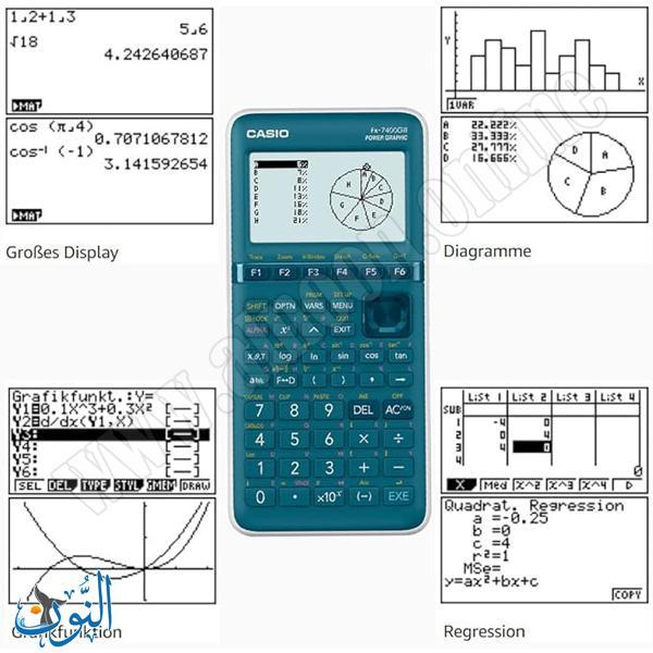 حاسبة رسومية CASIO POWER GRAPHIC FX-7400GIII