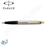 قلم حبر جاف علاقة ذهبية  PARKER FRONTIER BLK STEEL