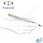 قلم حبر سائل علاقة ذهبية  PARKER FRONTIER STEEL