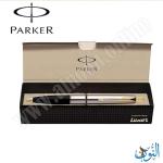 قلم حبر جاف علاقة ذهبية  PARKER FRONTIER BLK STEEL