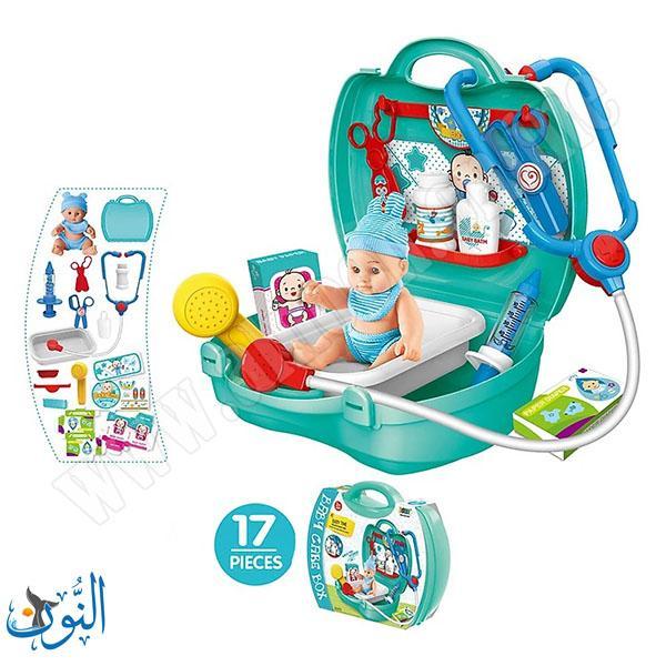 حقيبة لعبة العناية بالطفل 17 قطعة BOWA