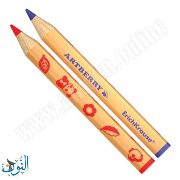 الوان خشب عملاق 8 لون مع براية ErichKrause