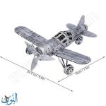 مجسم معدني شكل طيارة عتيقة