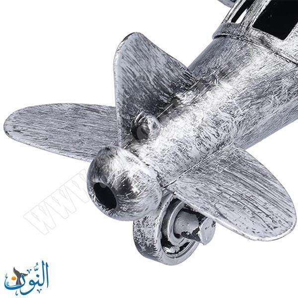 مجسم معدني شكل طيارة عتيقة