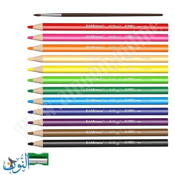 الوان خشب مائية عملاق 12 لون ErichKrause