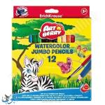 الوان خشب مائية عملاق 12 لون ErichKrause