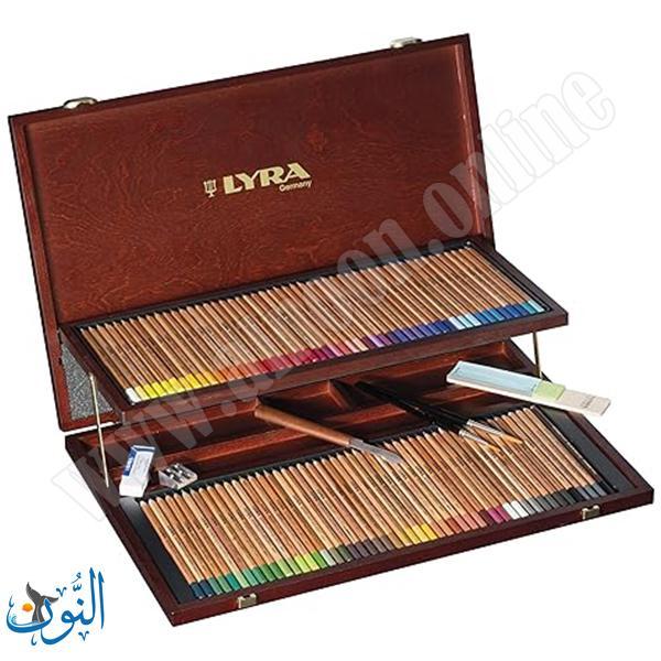 الوان خشب مائي في حقيبة خشبية  LYRA Rembrandt Aquarell