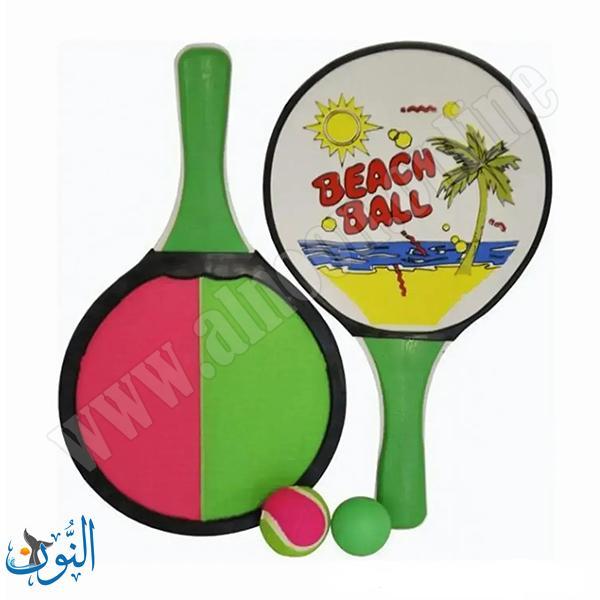 مضارب كرة شاطيء وجهين