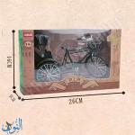 مجسم معدني شكل دراجة كلاسيكية 21 سم