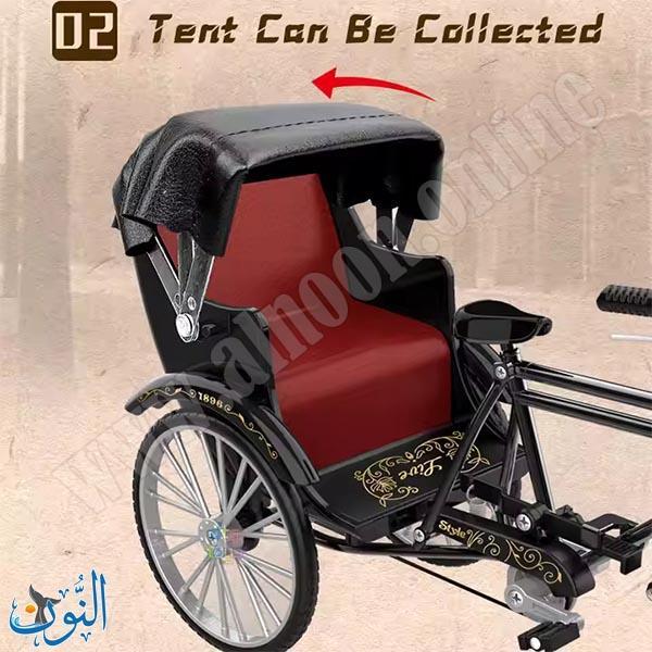 مجسم معدني شكل دراجة كلاسيكية 21 سم