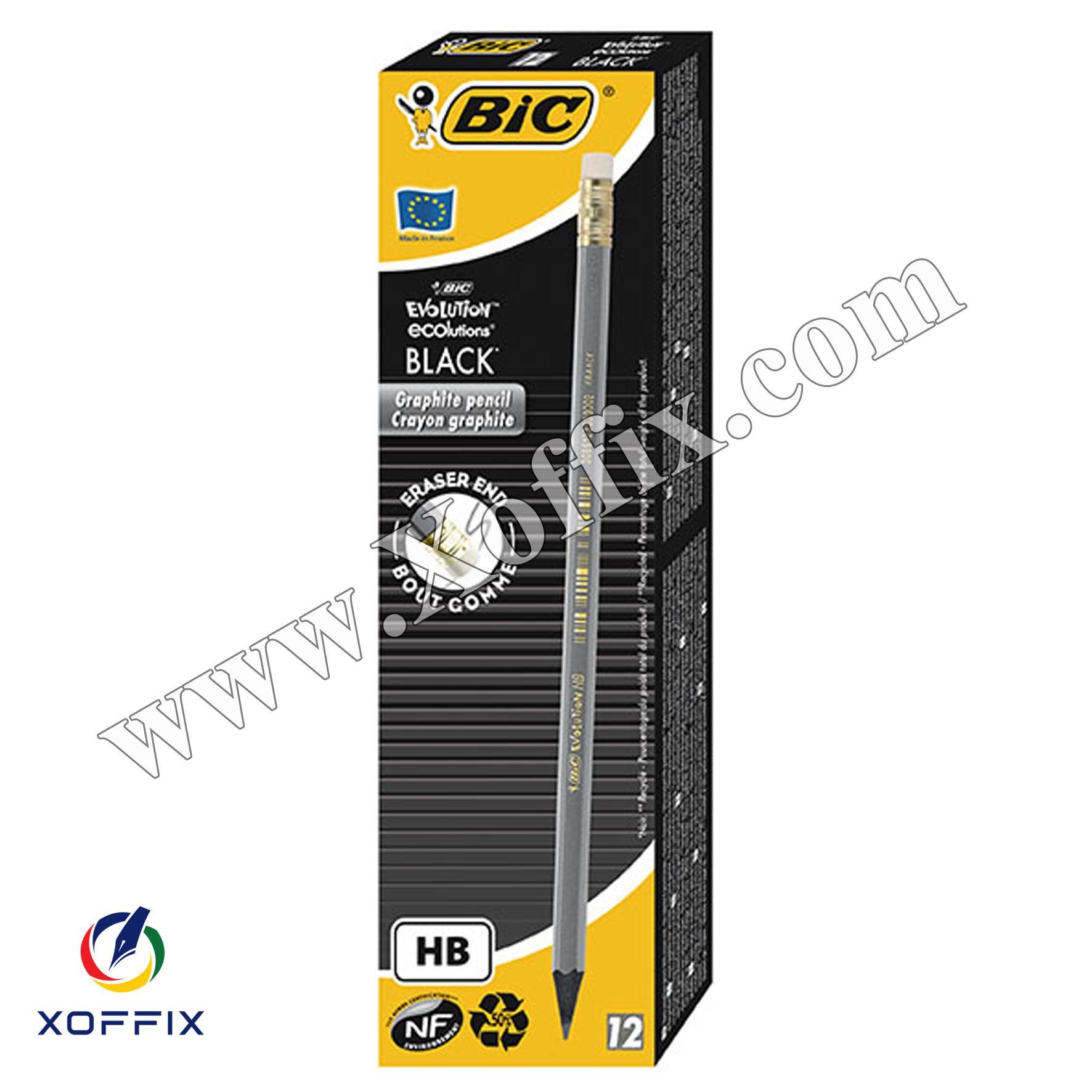 قلم رصاص مع ممحاة BIC Black