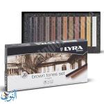 الوان باستيل بني متدرج 12 لون LYRA