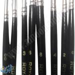 طقم 8 فراشي رسم ROYAL ART