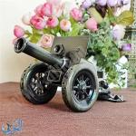 مجسم معدني شكل مدفع 20 سم